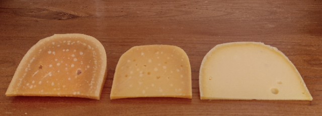 Aging cheese Aging cheese
